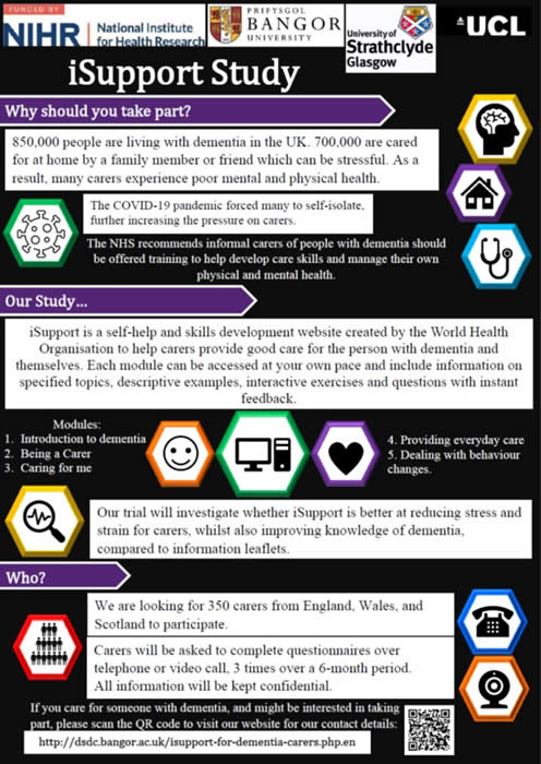 Image showing the iSupport infographic. The PDF can be accessed below.